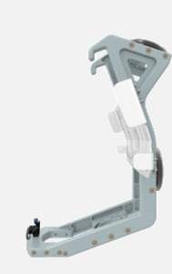 Hillaero AXION DKI FAA certified mountable bracket for Air Ambulance Airmed Helicopter or Fixed Wing Aircraft SIDE